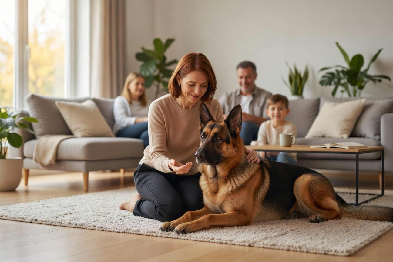 Adaptacja adoptowanego owczarka niemieckiego w nowym domu