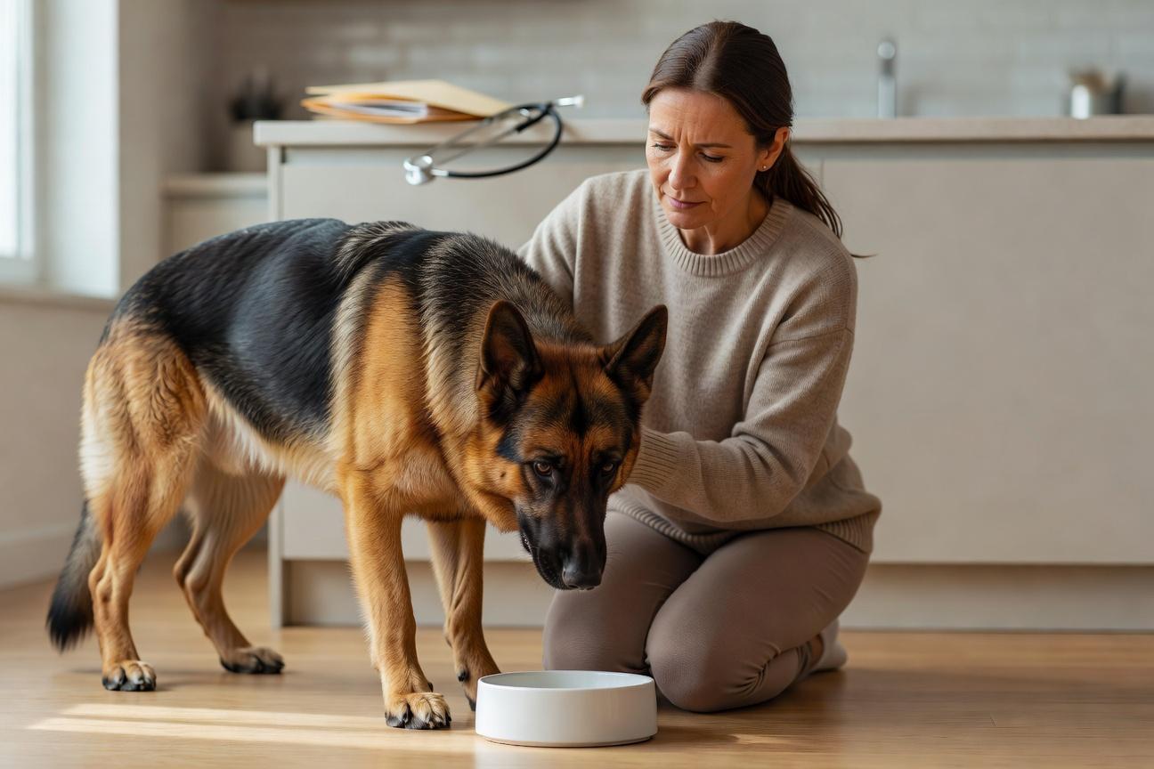 Dieta wspierająca zdrową skórę owczarka niemieckiego