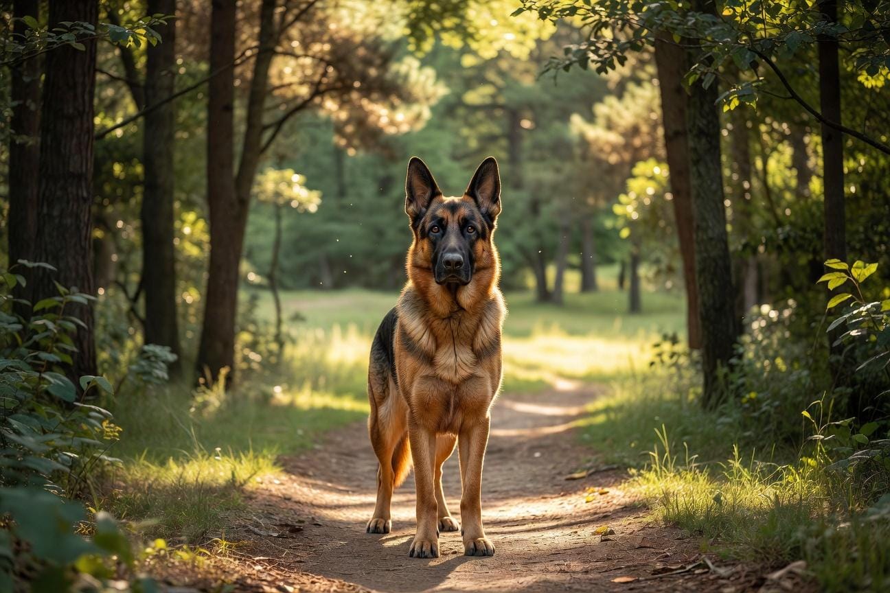 Owczarek niemiecki jako lojalny i inteligentny towarzysz