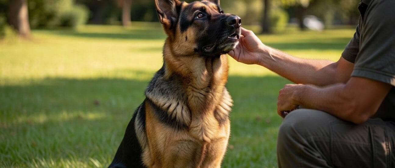 Więź owczarka niemieckiego z właścicielem i oznaki obsesji